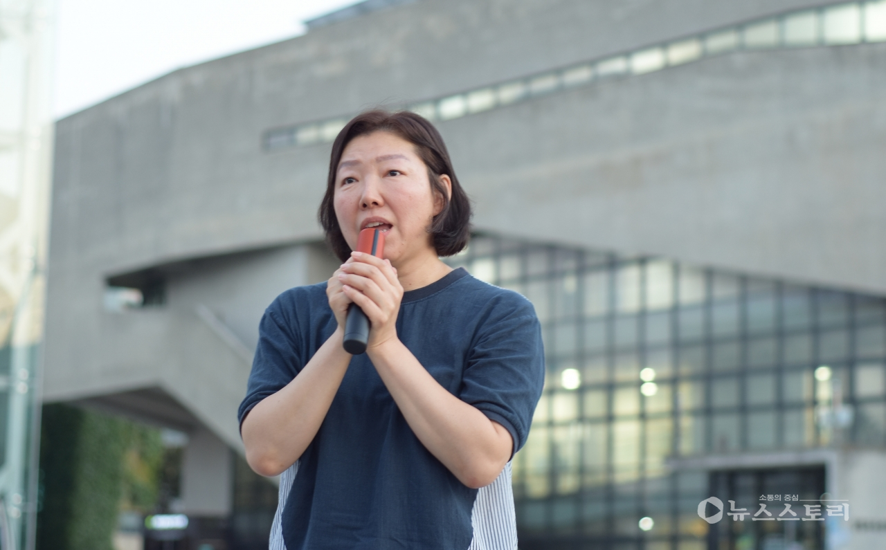 충남 서천군 봄의 마을 평화의 소녀상에서 8월 14일 일본군 위안부 피해자 기림의 날 기념행사가 열렸다.